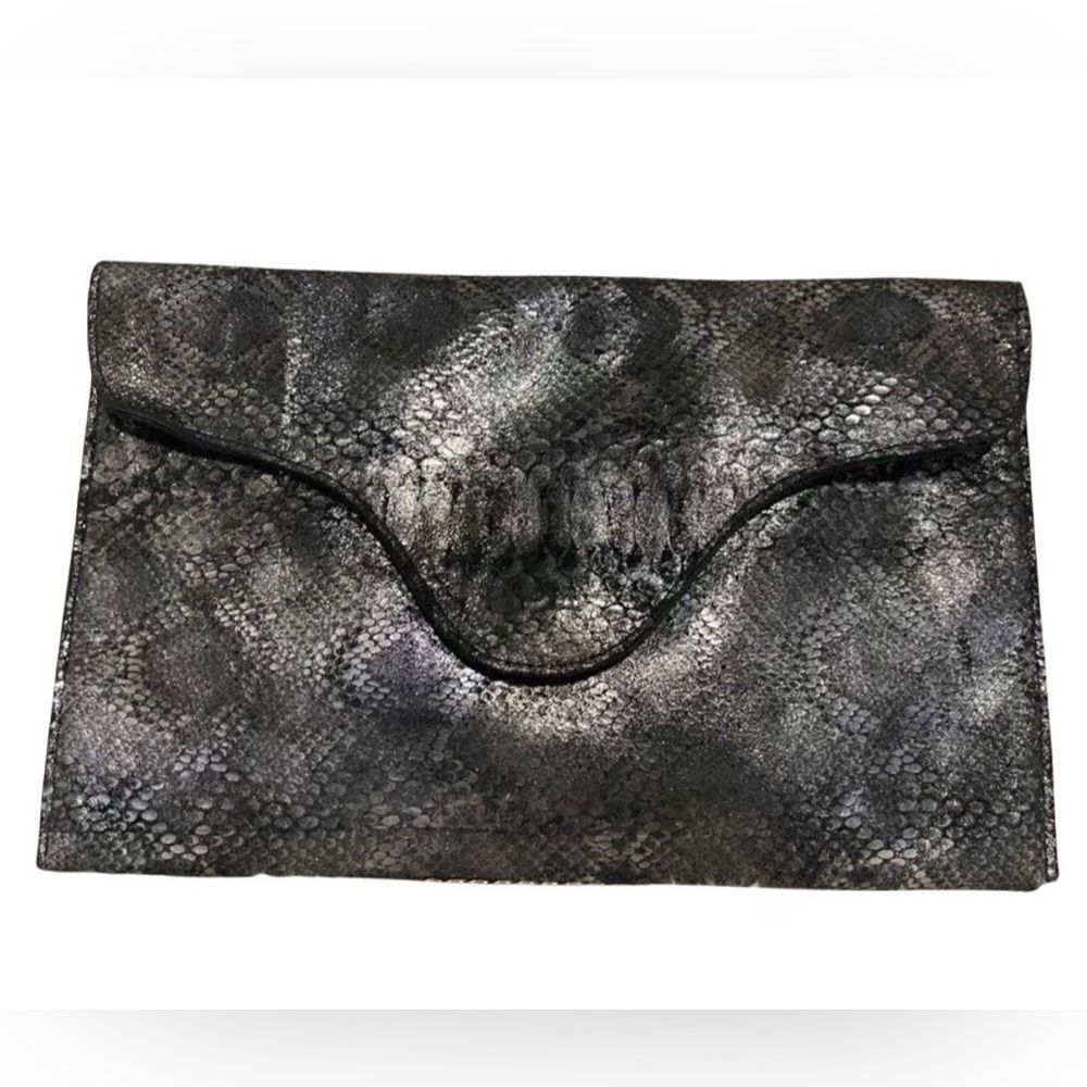 Jj Winters Bags | Jj Winters Snakeskin Crossbody Envelope Purse
